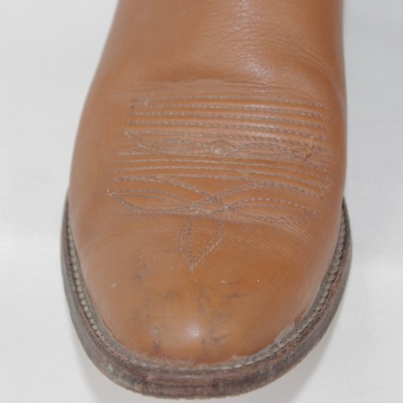 Vintage Dan Post Stitched Design Cowboy Western Boots Men\'s Size 8D 8 D main image 8